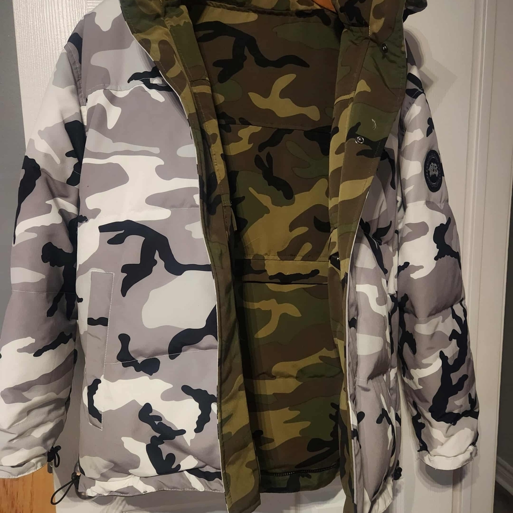 Camo Canada Goose Jacket